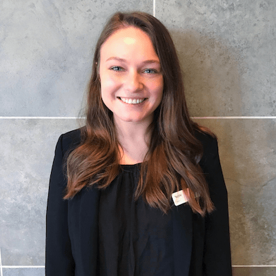 Nicole Rister '18, is featured in Alumni in 10